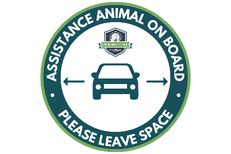 Assistance Animal On Board Logo
