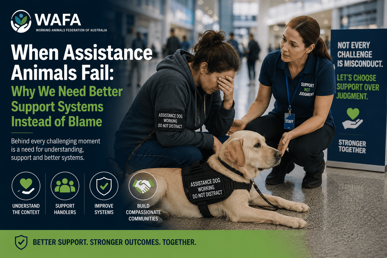 When Assistance Animals Fail: Why We Need Better Support Systems Instead of Blame